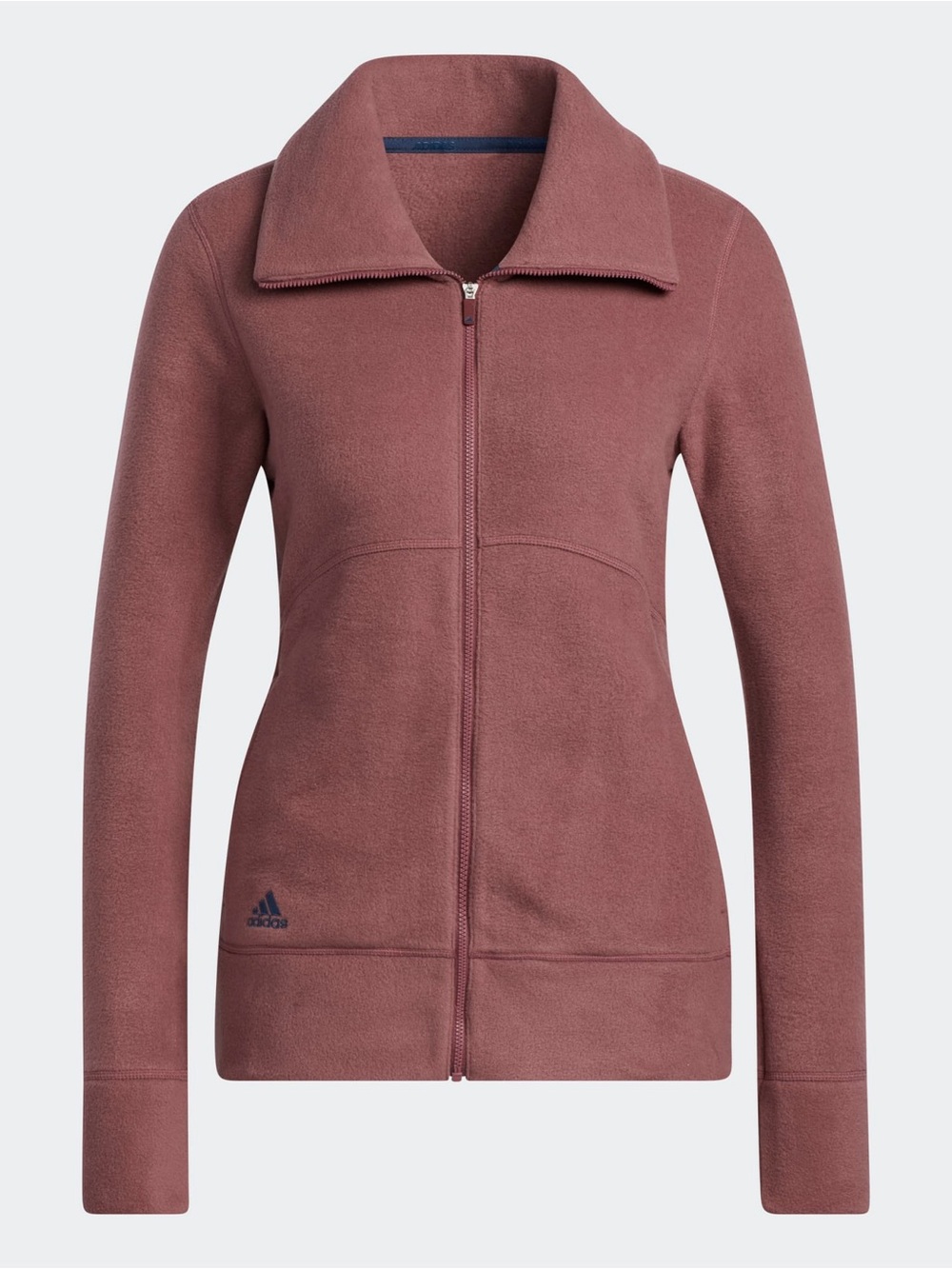 Adidas Power Fleece Jacket Dusty Mauve Full Zip Women’s Large